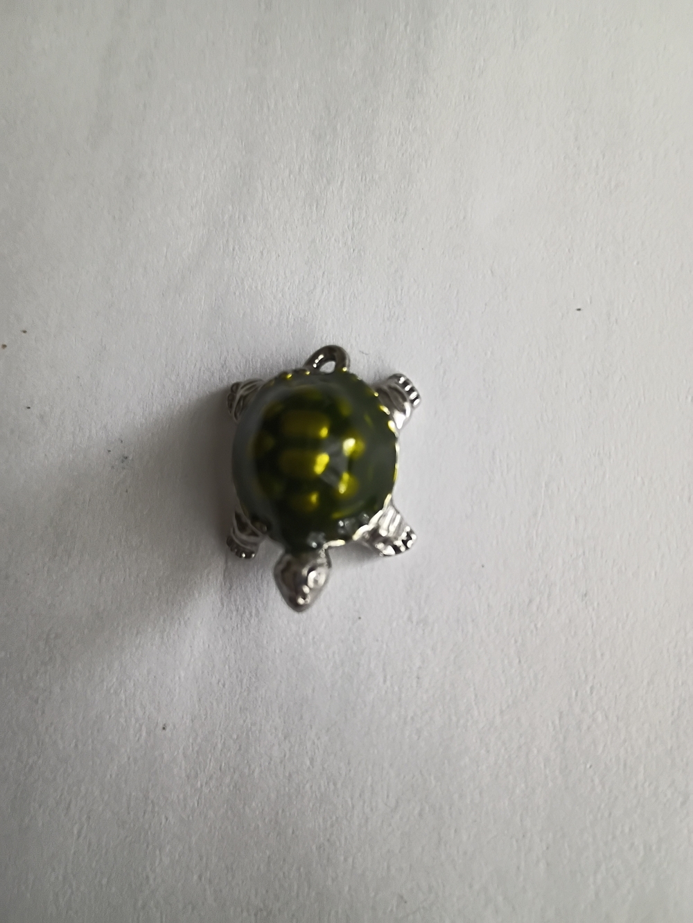 Turtle Charm Pendant - Green Shell Women's Accessory